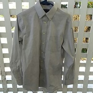 Stafford Pinpoint Button down shirt 14.5 collar